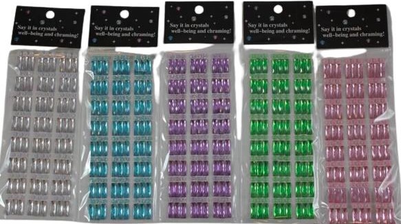 Ozdoba samoprzylepna 22x7 kryształki i diamenciki 902843 KTW